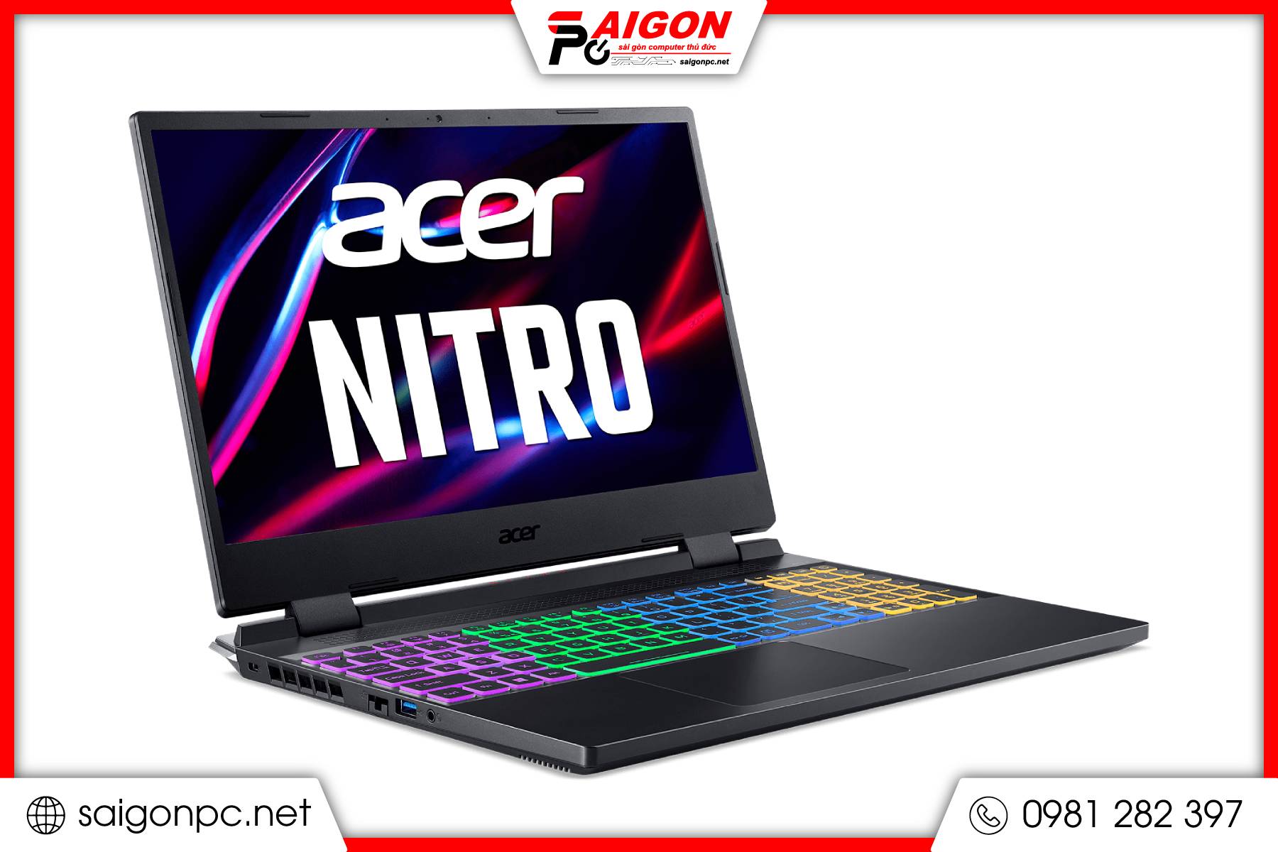 Laptop Acer Nitro 5 Tiger Gaming - 15.6" FHD 144Hz / RTX 3050 / i7-12700H / 16GB / 512GB m2 (2nd)